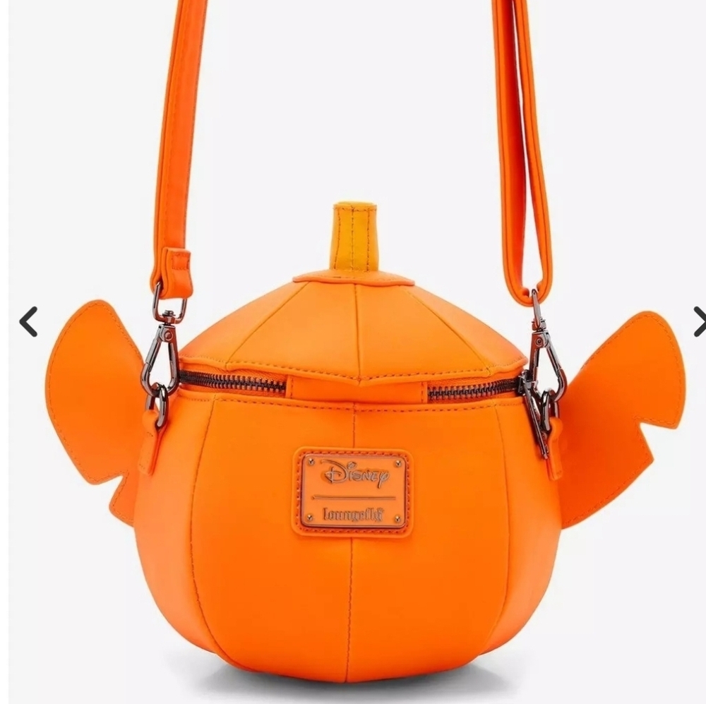 Loungefly X Disney Figural Stitch Jack o lantern  glow in the dark Crossbody🎃🎃 - Picture 7 of 13